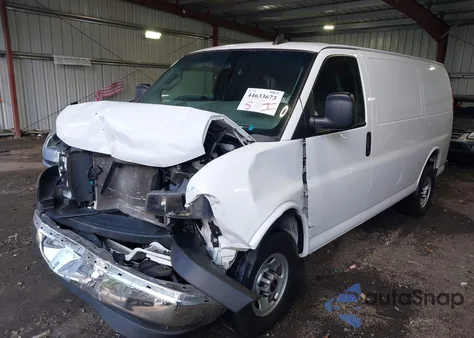 2022 GMC Savana Cargo Rwd 2500 Regular Wheelbase Work Van from USA, damaged, VIN 1GTW7AFP8N1231472